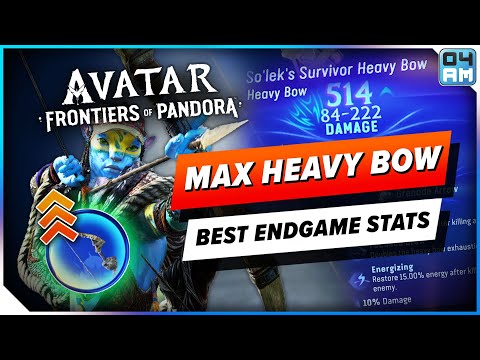 Crafting The BEST Bow With Maximum Stats in Avatar Frontiers of Pandora