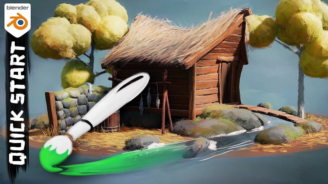 Brushstroke Tools for an Easy Painterly Look - Free Blender Addon