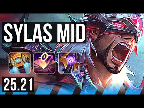 SYLAS vs ZED (MID) | 9/0/8, Legendary | NA Master | 25.21