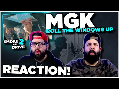 Let's go MGK!! Machine Gun Kelly - roll the windows up (smoke and drive part 2) | JK BROS REACTION!!