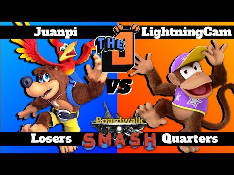 Juanpi (Banjo & Kazooie) vs. TL | LightningCam (Diddy Kong) - LQF | Boardwalk Smash SSBU (6/2/2022)