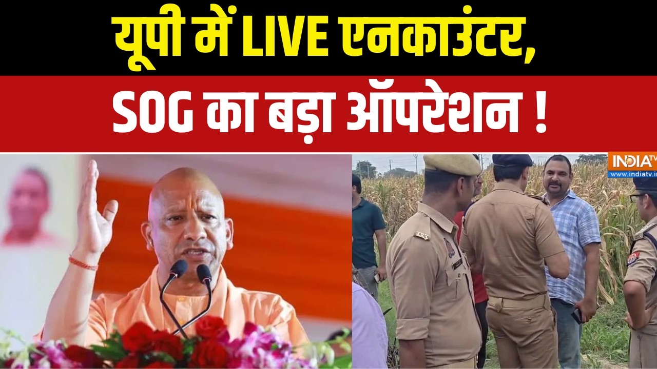 Dharmyudh : यूपी में LIVE एनकाउंटर, SOG का बड़ा ऑपरेशन ! Uttar Pradesh News Updates | 