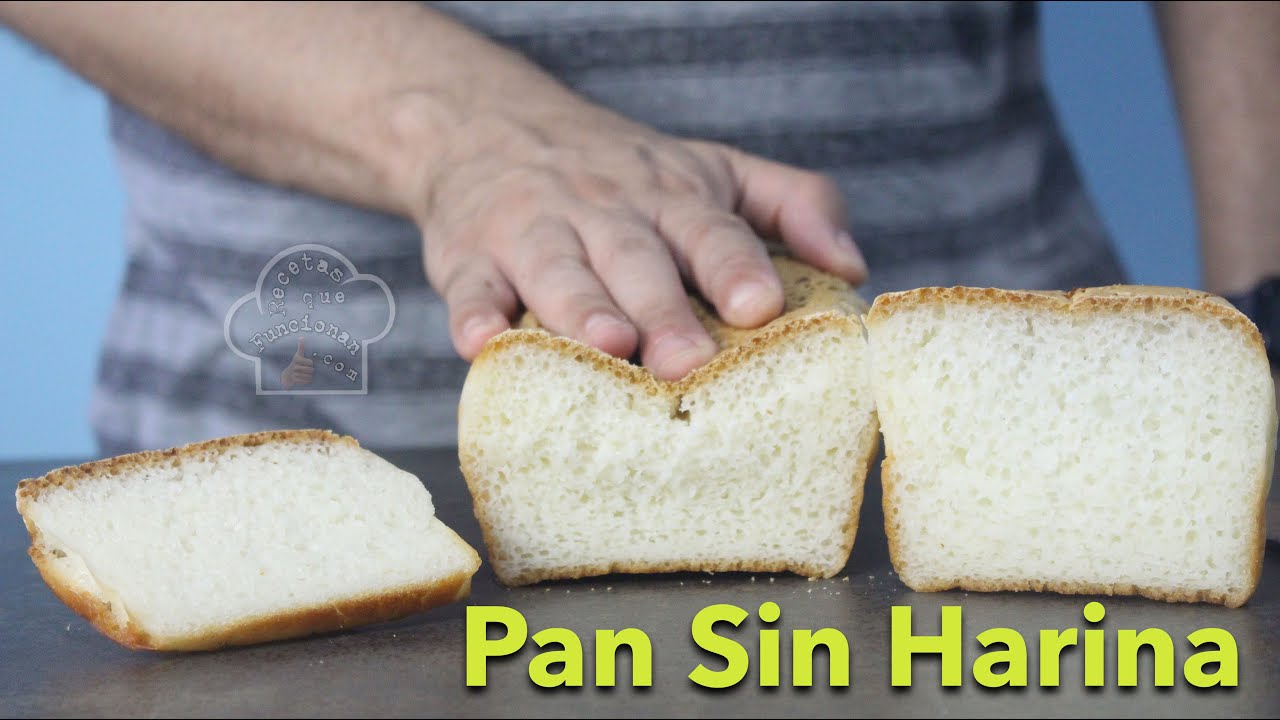 Pan SIN harinas solo 1 ingrediente principal
