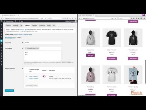Getting to Grips with WooCommerce in WordPress Create Shipping Zones | packtpub com