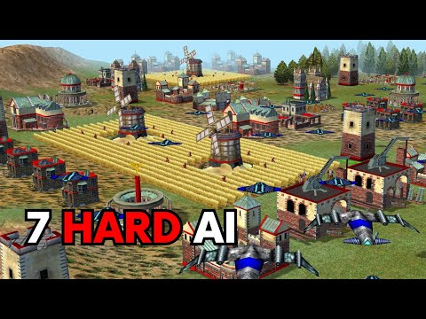 EMPIRE EARTH: 1 VS 7 HARD COMPUTERS - PREHISTORIC TO NANO