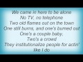 Lee Ann Womack - One's A Couple Lyrics