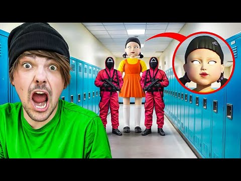 IF YOU SEE A SQUID GAME DOLL AT SCHOOL RUN!
