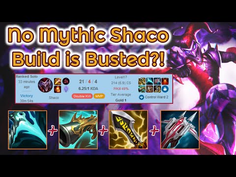 The no Mythic Shaco Build is INSANE! S11 Meta? [League of Legends] Full Gameplay - Infernal Shaco