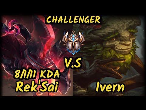 OGBCN Zanzarah (REK'SAI) vs IVERN - 8/1/11 KDA JUNGLE CHALLENGER GAMEPLAY - EUW