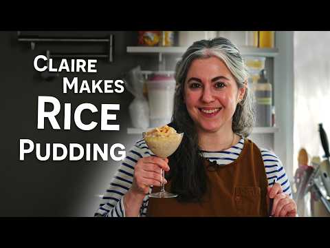 Coconut Jasmine Rice Pudding with Lychees