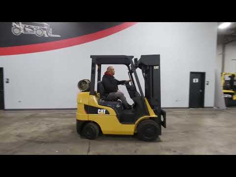 2010 Cat Caterpillar C5000 5000lb Cushion LPG Forklift STK 12549