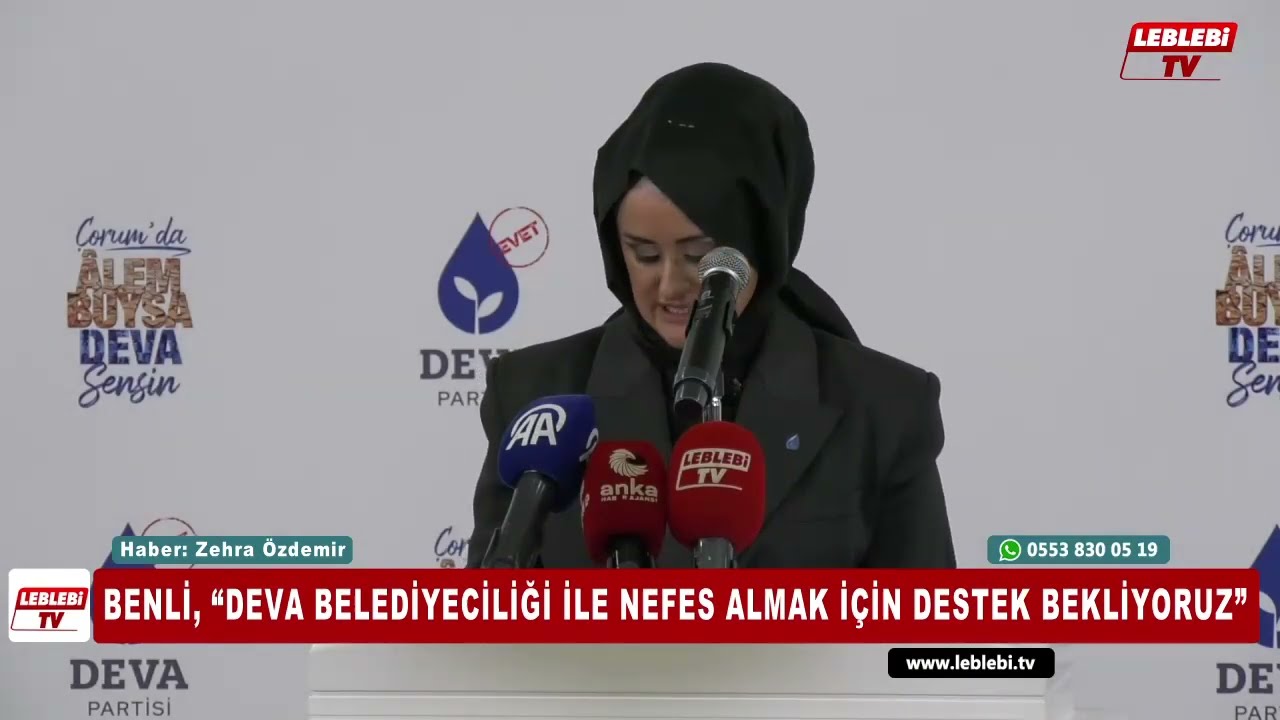 Benli, “Deva Belediyeciliği İle Nefes Almak İçin Destek Bekliyoruz”