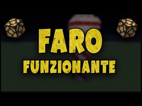 Minecraft: Come fare un FARO FUNZIONANTE - How to build a LIGHTHOUSE in Minecraft