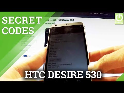 Secret Codes HTC Desire 530 - Hidden Menu