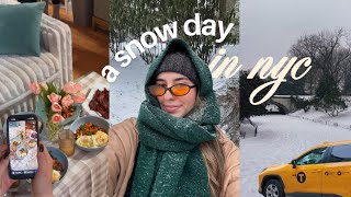 a very wholesome day in my life in nyc *making the most of the snowstorm*