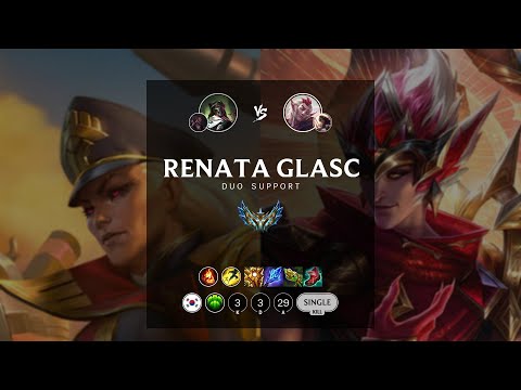 Renata Glasc Support vs Rakan - KR Challenger Patch 12.9