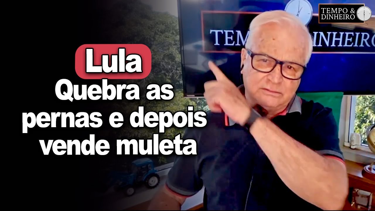 Atenção!!! para os juros do empréstimo consignado "do Lula". Quebra as pernas e depois vende muleta?
