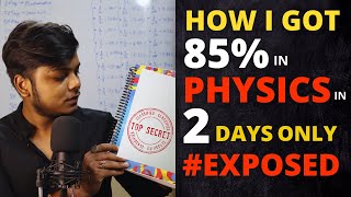 How i got 85+ Marks in Physics by Studying in Gaps | Class 12 Physics Boards exposed