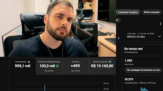 MONETIZEI um Canal em 14 dias Fazendo algo que ninguém faz! (MOSTREI AO VIVO)
