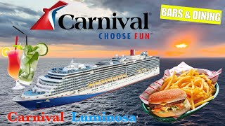 [4K] Cruise Ship Tour | Carnival Luminosa - Complete Bars & Dining Guide 2026