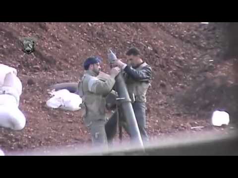 استهداف قوات النظام بقذائف الهاون من قبل لواء الصمود جنود الله على جبهة الكم في ريف حمص