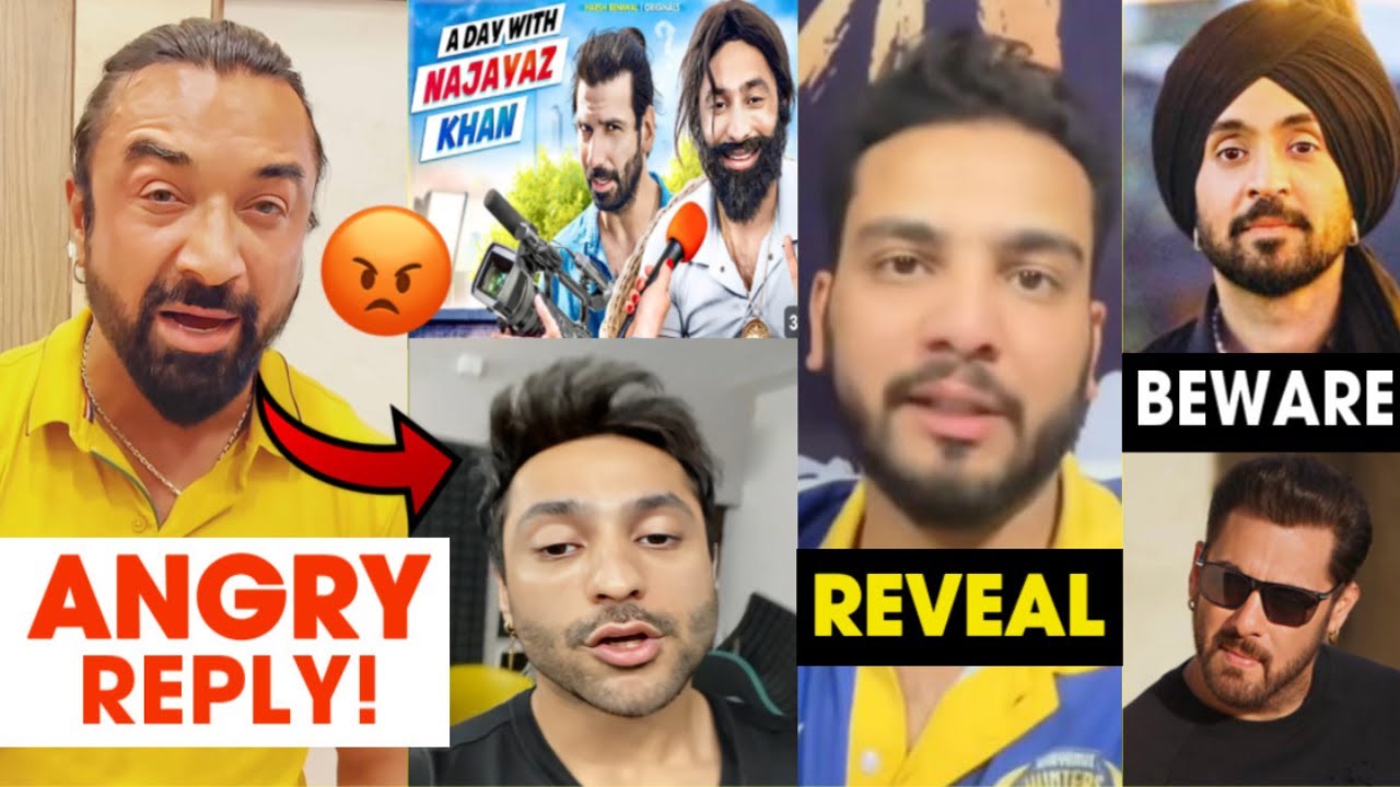 LAFDA! Ajaz Khan ANGRY Reply to Harsh Beniwal’s Video…😡, Elvish Yadav , Salman Khan, Diljit Dosanjh