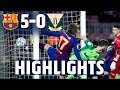 HIGHLIGHTS | FC Barcelona 5 - CD Leganés 0