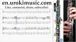 How to Play Oboe Tove Lo - Lies In The Dark Tabs Part#2 um-i352