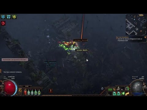 3.15 Path of Exile : Expedition - Medved Boss Fight with Spectral Helix Raider(claws)