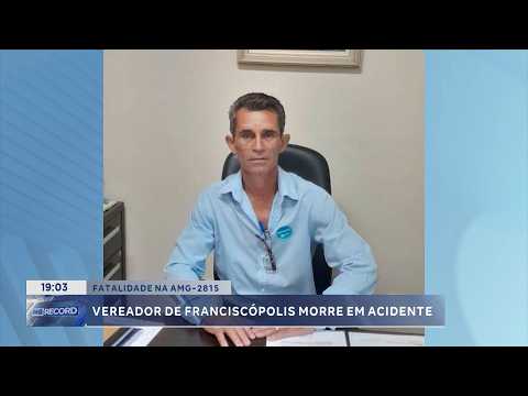 Fatalidade na AMG-2815: Vereador de Franciscópolis morre em acidente.