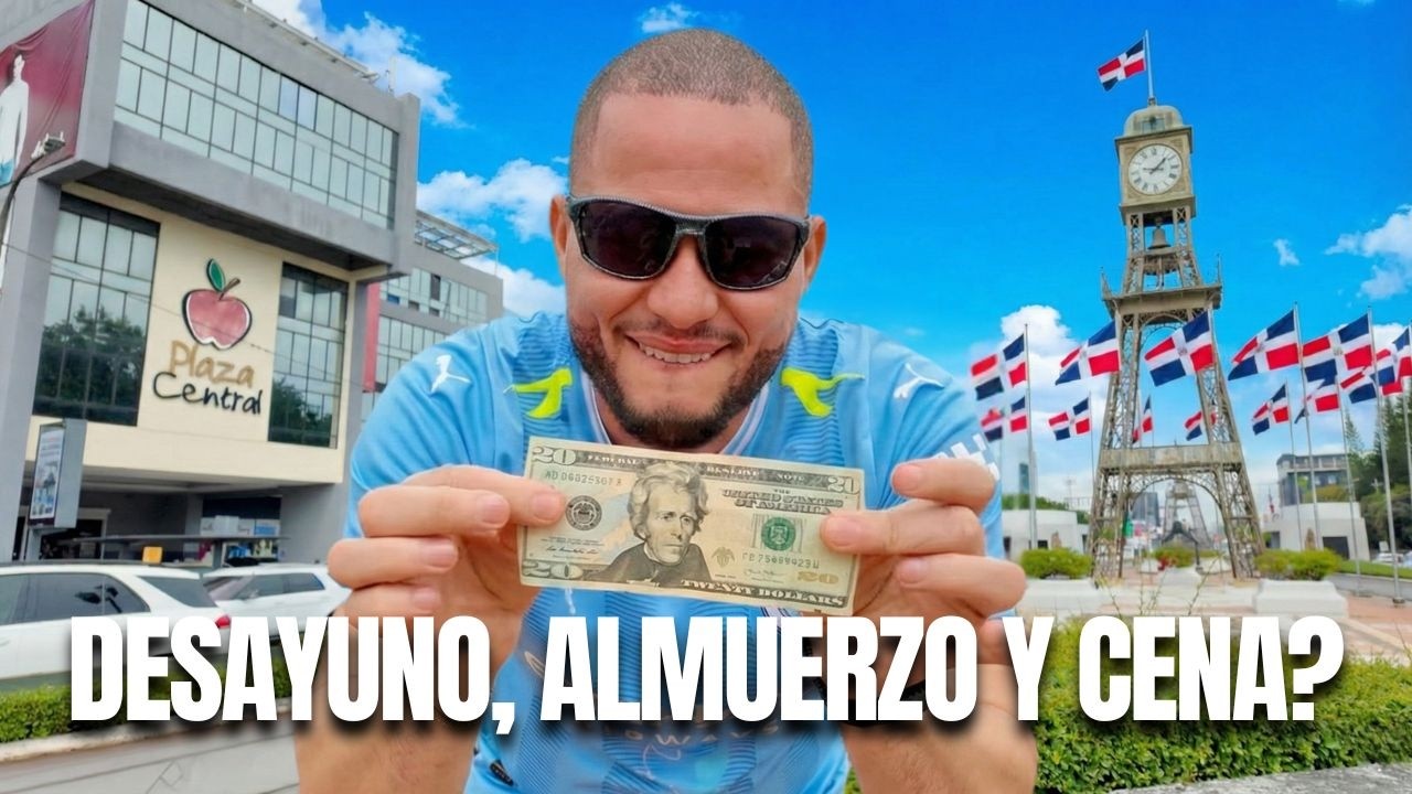 COMIENDO CON $20 DOLARES POR UN DIA EN REPUBLICA DOMINICANA 2026
