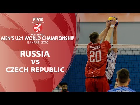 Russia vs Czech Republic | Full Match | Men's U21 World Championships 2019 - Bahrain