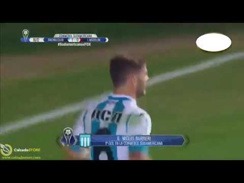► Gol de Miguel Barbieri | Racing Club vs Independiente Medellín 3-1 Conmebol Sudamericana 2017 HD
