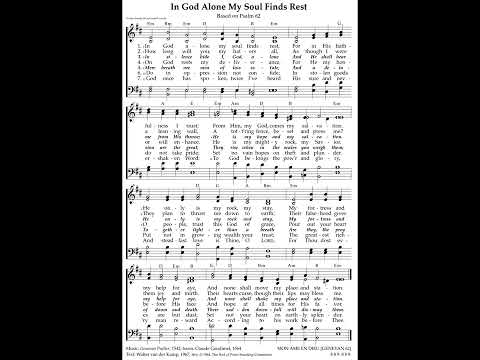 In God Alone My Soul Finds Rest - Psalm 62 Genevan - Treasury 194