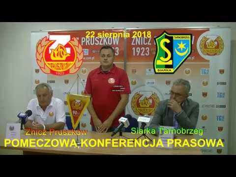 Znicz Pruszków - Siarka Tarnobrzeg (pomeczowa konferencja)