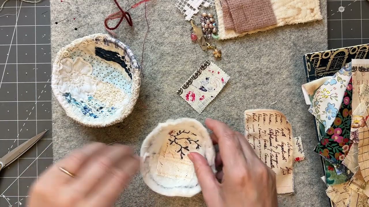 #whateverwednesday craft with me | textile bowls MINI @roxycreationsbysarah PART 1