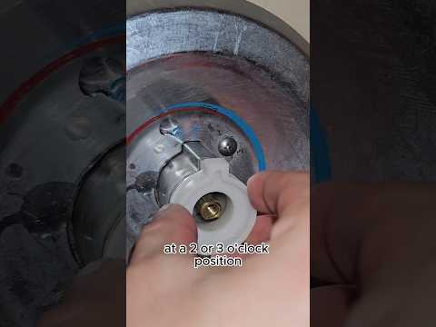 Shower running cold? Temperature Fix/Adjustments. [4k 60FPS] #diy #repair #tips #bathroom #shower