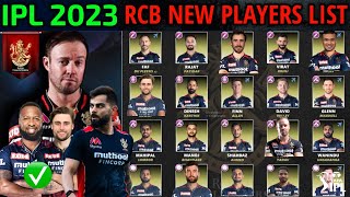 IPL 2023 Royal Challengers Bangalore Final Squad | RCB Team Full Squad | RCB Players 2023 | RCB Team