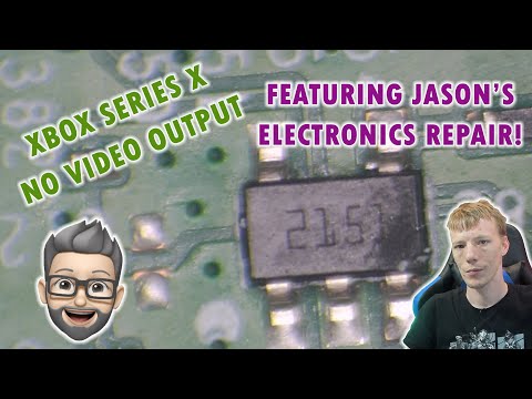 Xbox Series X No Video Output After Port Replacement Repair - Featuring Jason's Electronics Repair