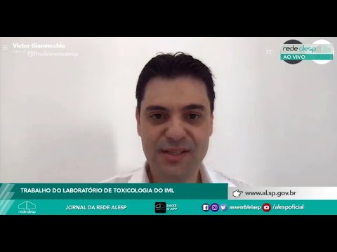 Dr. Victor Gianvecchio, Diretor do Núcleo de Toxicologia do IML, fala sobre o trabalho do instituto