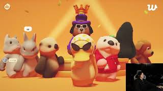 Download lagu Jungkook of BTS playing party animal Gang Beasts with ARMY on Weverse live mp3