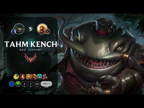 Tahm Kench Support vs Leona - EUW Grandmaster Patch 13.12