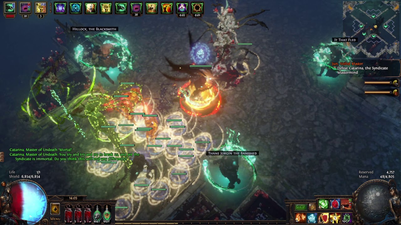 3 14 Vatinas Spiders Hop Guardian Ci 70k Armour 1400 Es On Block Millions Of Dps Poe 3 14 Templar Build Build Of Exile
