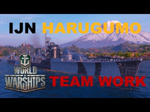 World of Warships: Harugumo - Team Work