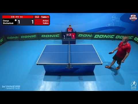15:30 Denys Shcherbak 0 - 3 Anton Yolkin West 3 WIN CUP 19.12.2022 | TABLE TENNIS WINCUP