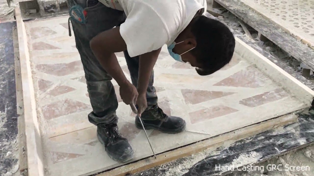 GRC Hand casting Screen