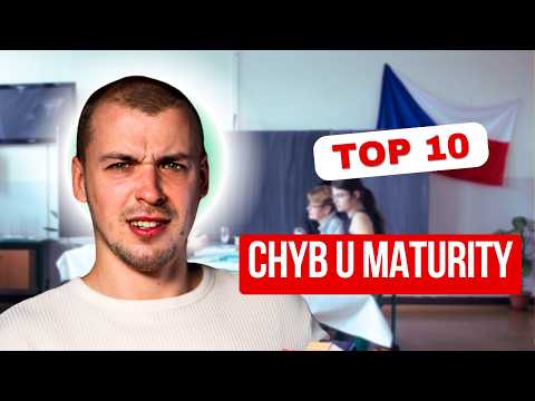 NEJVĚTŠÍ CHYBY U MATURITY - nesmíš to dělat jinak to nedáš!
