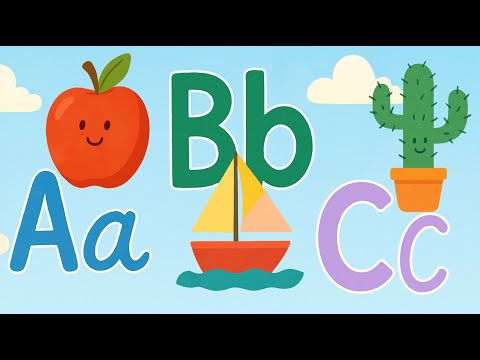 ABC Liedje in het Nederlands | Leer het Alfabet voor Kinderen met Tekst | Nederlandse kinderliedjes