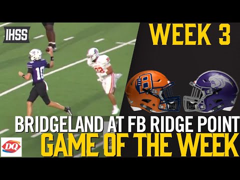 Ridge Point Dominates Bridgeland 31-3 in High School Football Showdown