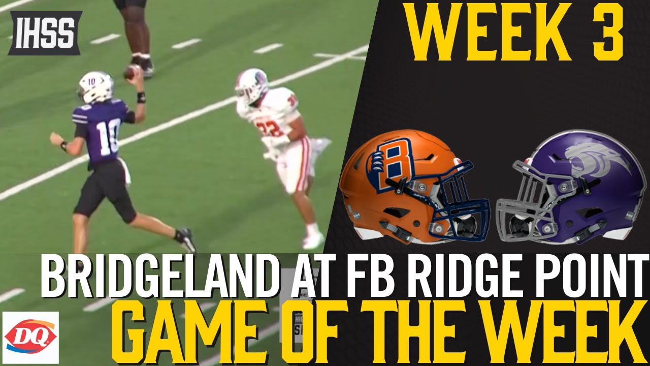 Ridge Point Dominates Bridgeland 31-3 in High School Football Showdown